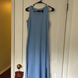 NEW YORK COMPANY LONG TANK DRESS SLIT ON SIDE